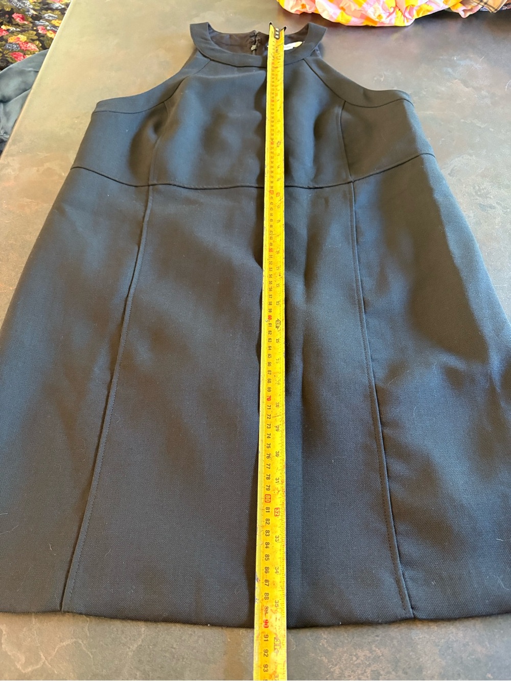 Boden Black Sleeveless Midi Shift Dress 8 - Picture 8 of 9